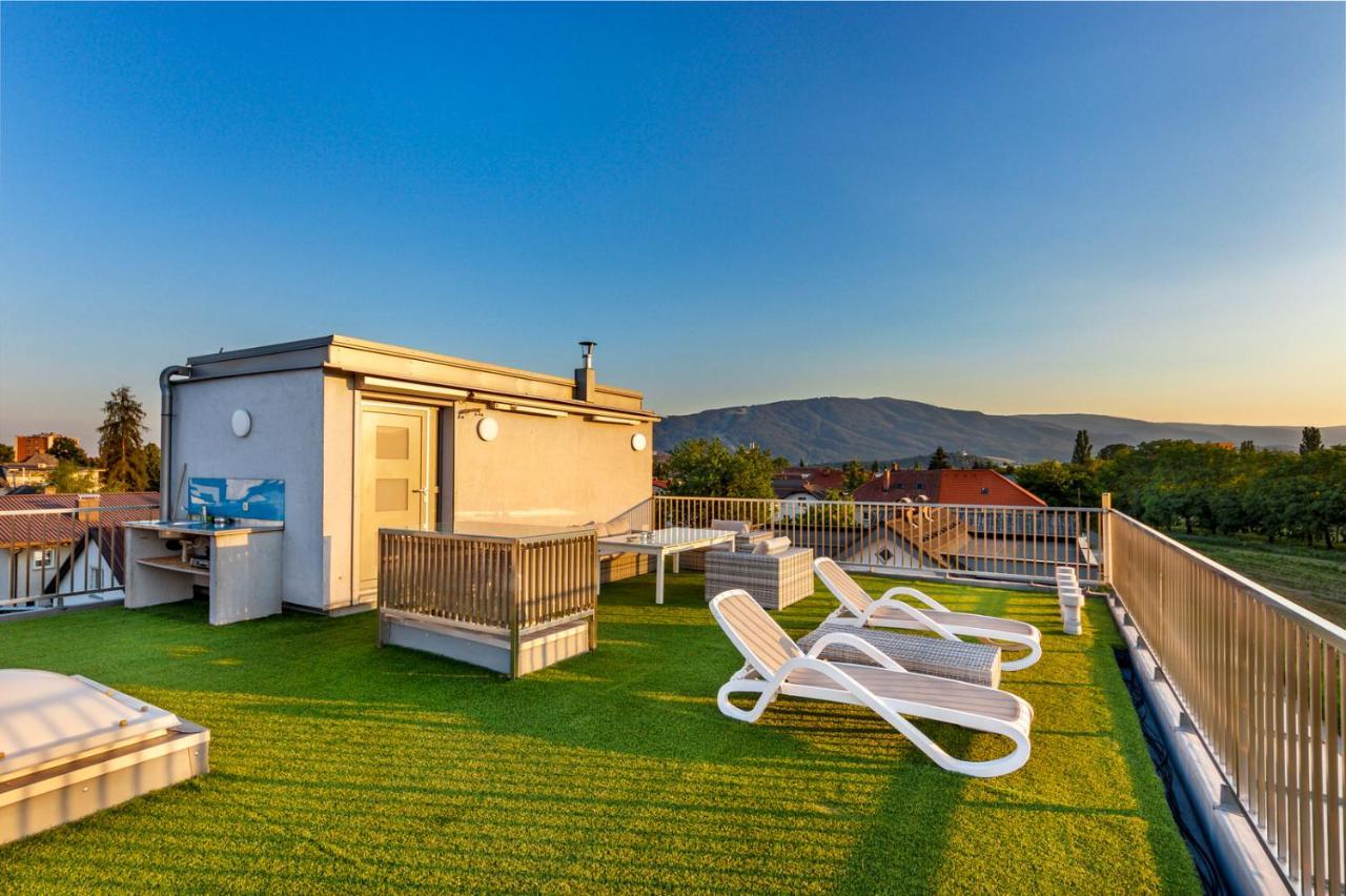 Contemporary Apartment With Rooftop Terrace In Maribor Exteriör bild